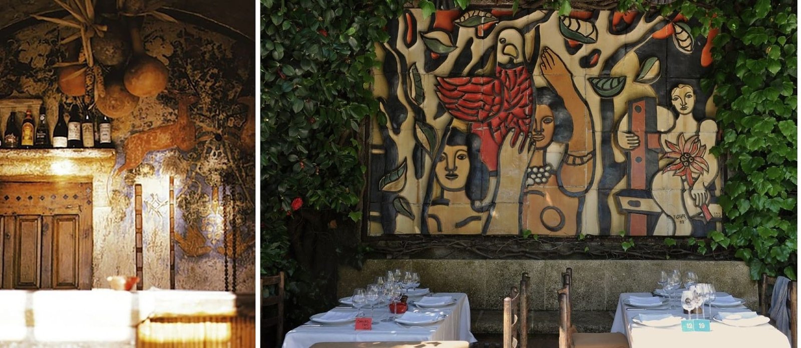 Lunch among the paintings at La Colombe d&rsquo;Or