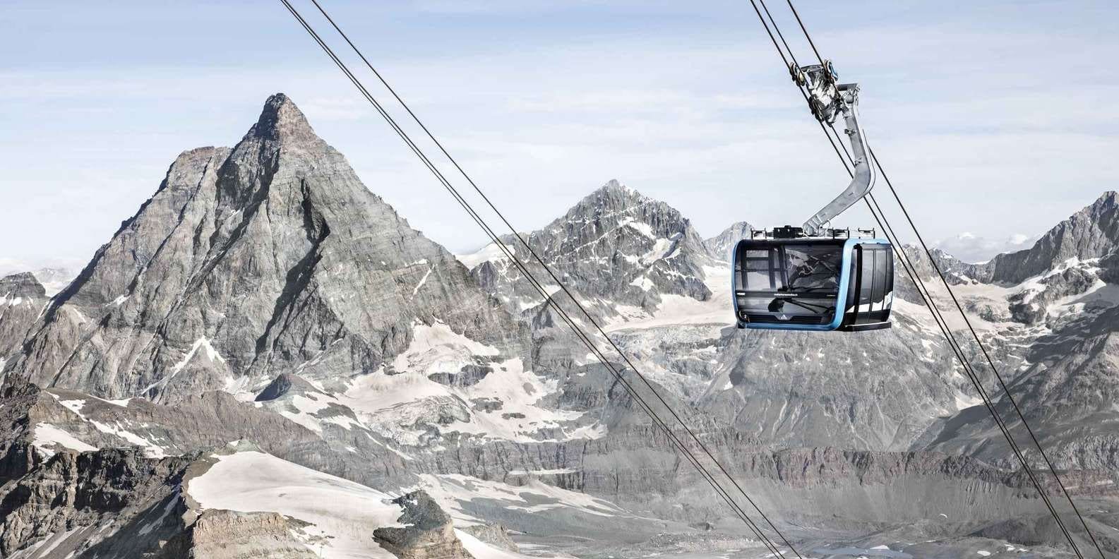 Reach the Matterhorn Glacier Paradise at 3,883m