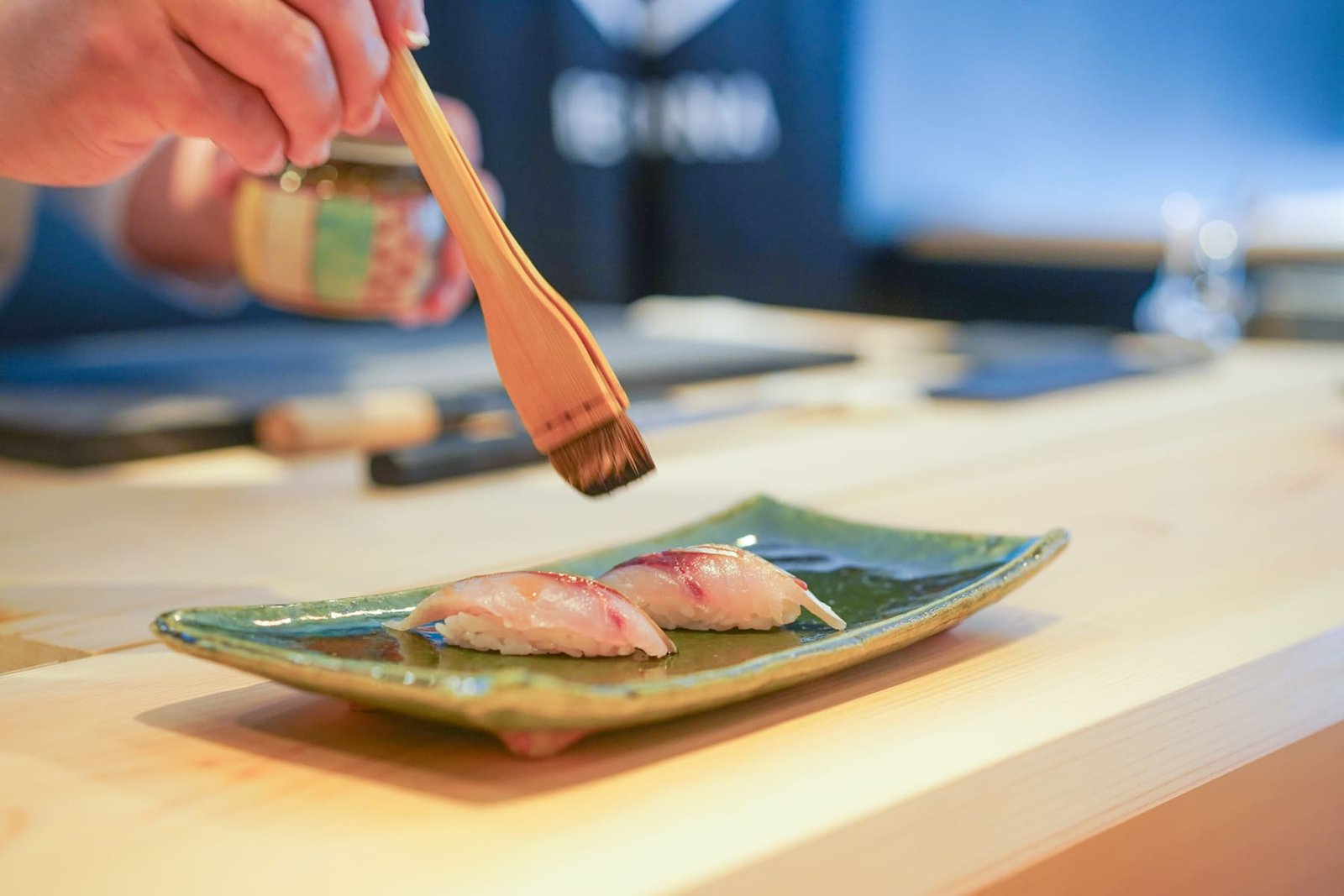 Private sushi counter experience with a master chef