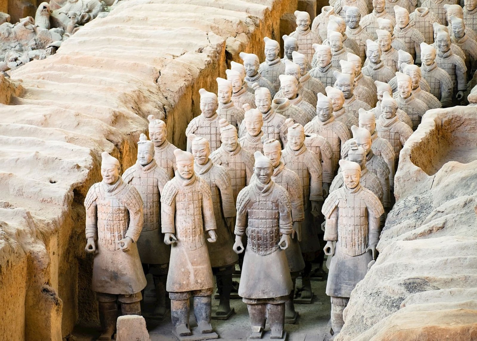 Stand before the ranks of the Terracotta Army