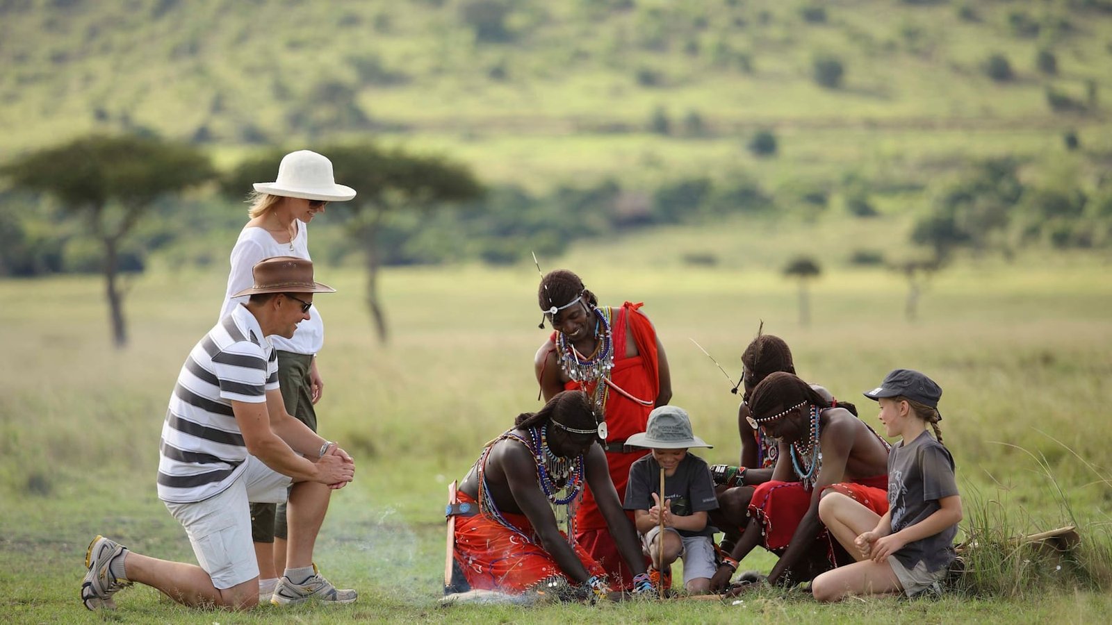 Travellers together on a journey