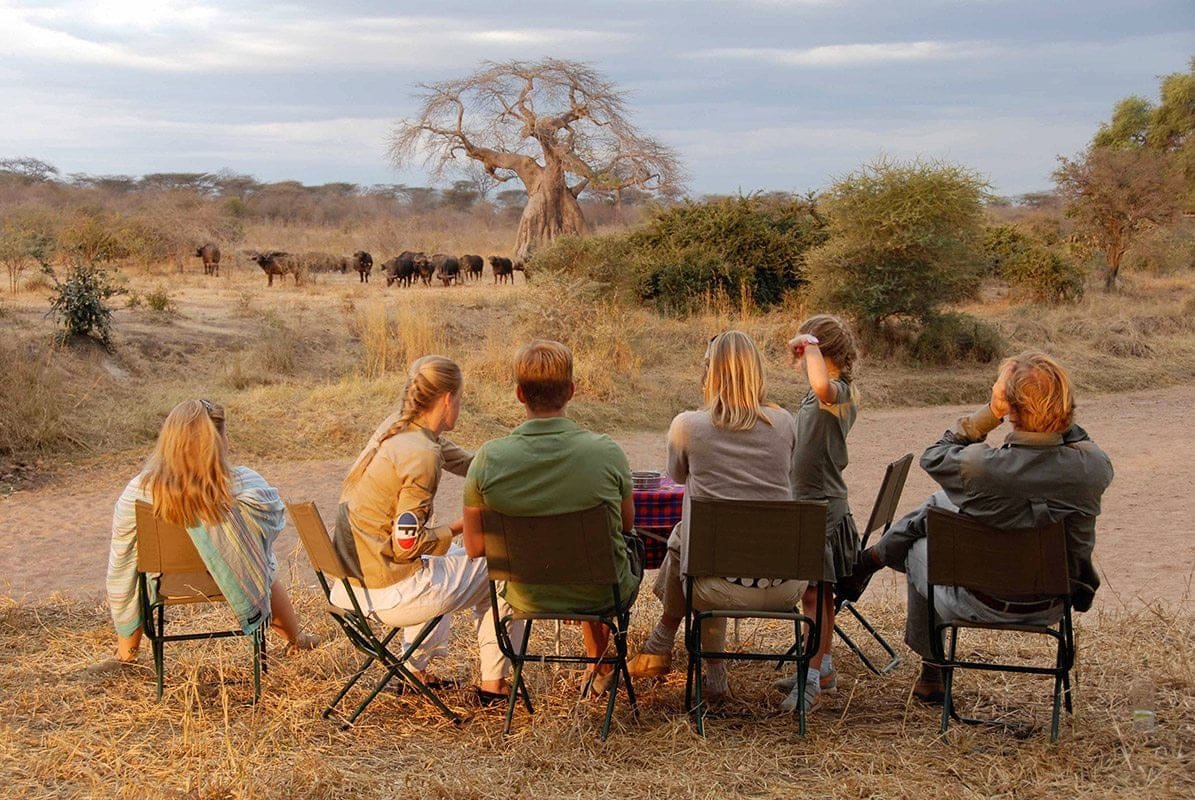A family safari moment