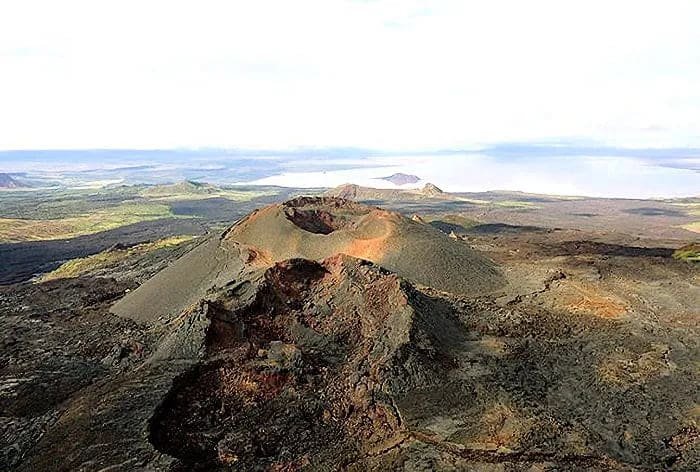 The volcanic floor of the Suguta Valley, near the Barrier Volcanic Complex