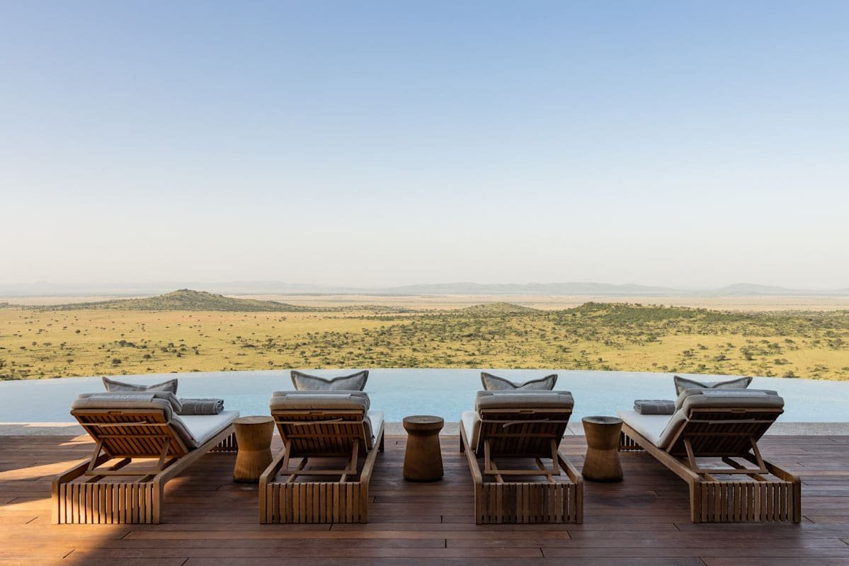 A private villa above the Serengeti plains