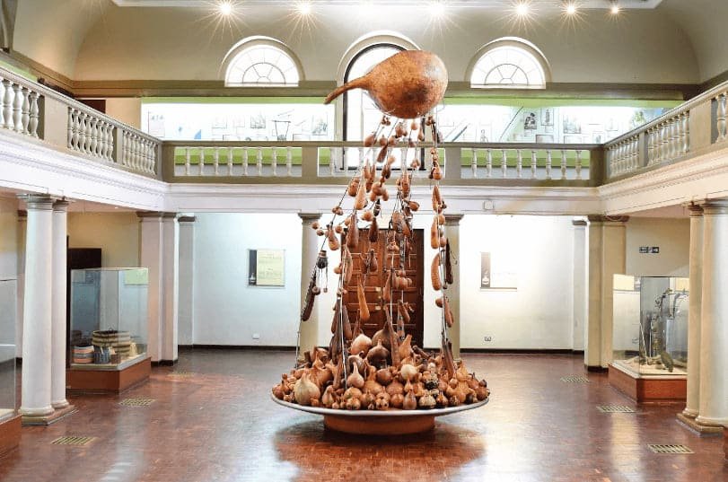 Museum gallery interior